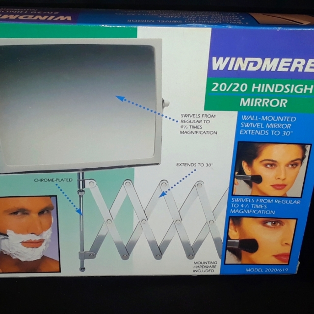 Windmere adjustable, double sided Mirror